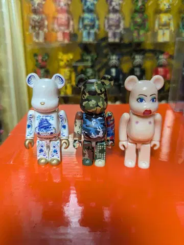 MEDICOM TOY 베어브릭 SSUR 3개 세트 100%