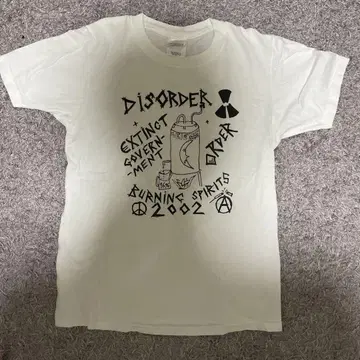 DISORDER "일본 투어 2002 티셔츠"