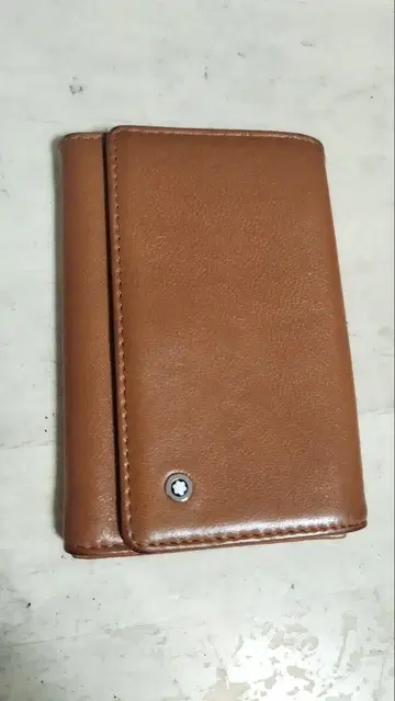 몽블랑 MONTBLANC 카드 케이스 명함 지갑 브라운 브라운