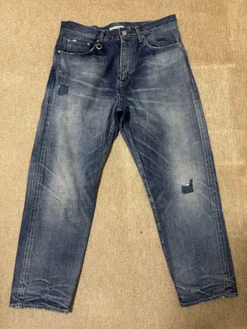 UE DAMAGED REGULAR FIT JEANS 데님 팬츠 2