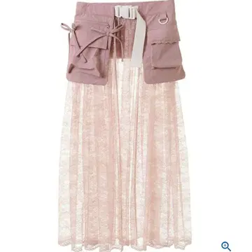 Candy Stripper LACY WRAP SKIRT 스커트