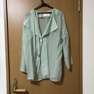 Chico 연한 녹색 긴팔 셔츠 자켓