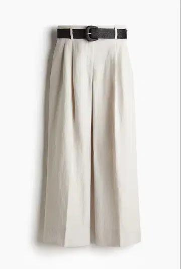 h&m 벨트 와이드 팬츠