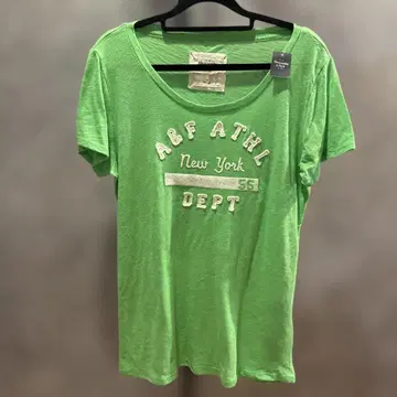 Abercrombie & Fitch 그린 티셔츠 M 택 포함