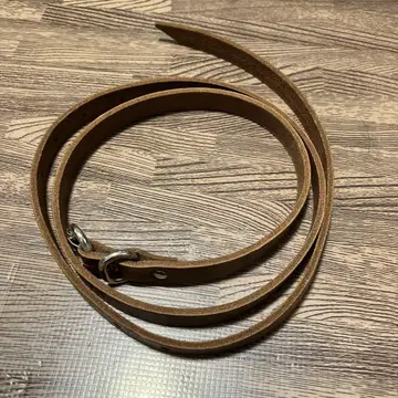 hare 브라운 소가죽 벨트