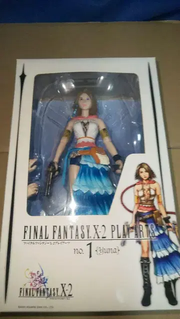 FINAL FANTASY X-2 플레이 아트 유나 외부 박스 미개봉