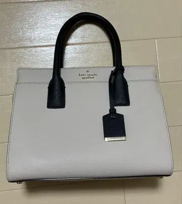 kate spade 베이지 블랙 핸드백