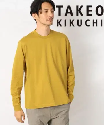TAKEO KIKUCHI 테일러드 티셔츠 롱 슬리브