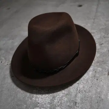 이탈리아제 Sorbatti 울 펠트 햇 L 중절 모자 빈티지