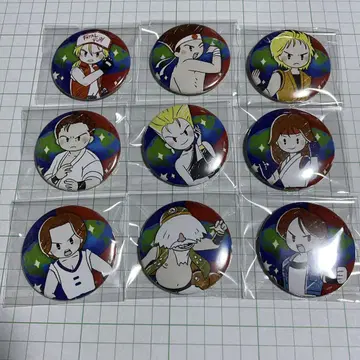 킹 오브 파이터즈 그래프 아트 캔뱃지 9개 세트