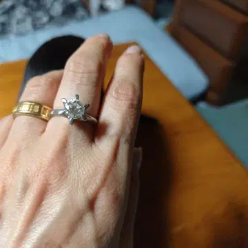 다이아몬드 플라티나 900 반지