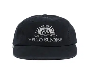 HELLO SUNRISE 블랙 캡
