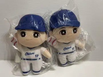 오타니 쇼헤이 봉제 인형 MLB 다저스 플러시 2개 세트