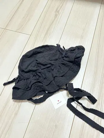 메리 제니 리본 프릴 햇