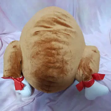 쫄깃한 뼈가 있는 고기 쿠션 3 칠면조 봉제 인형