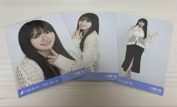 노기자카46 카와사키 사쿠라 브로마이드 메쉬 니트 컴프