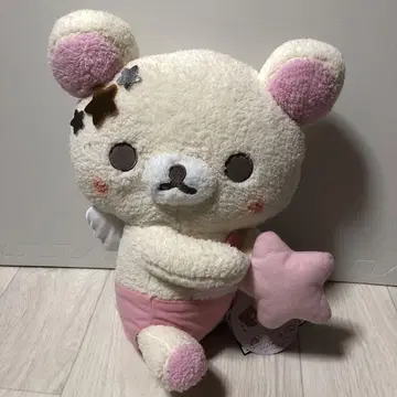 택 포함 새상품 리락쿠마 코리락쿠마 푹신푹신 천사 봉제 인형 XL