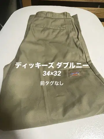 디키즈 더블니 W34/L32 베이지 워크 팬츠