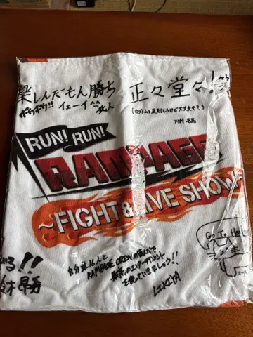 RUN! RUN! RAMPAGE 타월