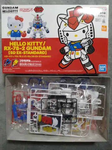 미조립 SDEX 스탠다드 RX-78-2 건담 헬로키티 건담 프라모델