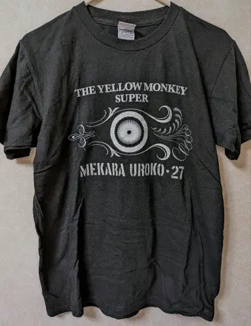 THE YELLOW MONKEY 메카라우코 티셔츠 S 블랙
