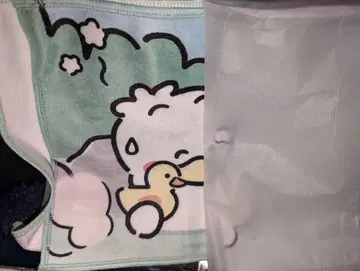 산리오 극락탕 머플러 타월 포차코 오리 페쿠루