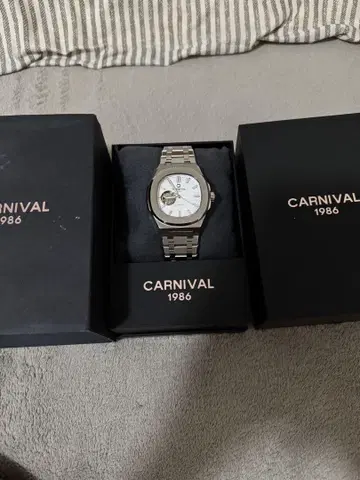 CARNIVAL 1986 스테인리스 스틸 손목시계