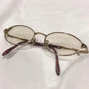 소니아 리키엘 골드 프레임 안경 약 13cm