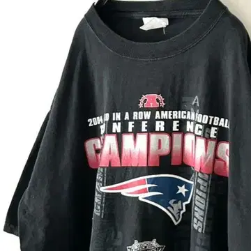 CSA NFL 컨퍼런스 챔피언스 티셔츠 블랙 검정 구제 의류