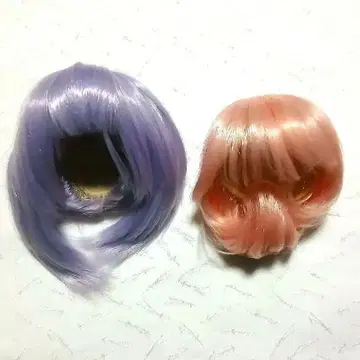 인형 가발 9인치 2개 세트