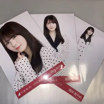 노기자카46 브로마이드 츠츠이 아야메 도트 컴프