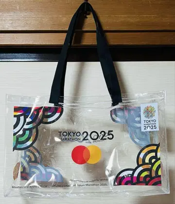 도쿄 마라톤 2025 클리어 토트백 스켈레톤 백 클리어 백