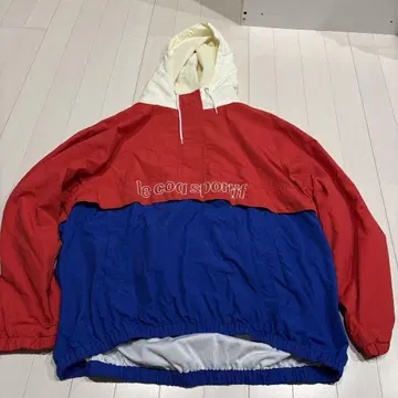 르꼬끄 마운틴 후드티 레드/블루