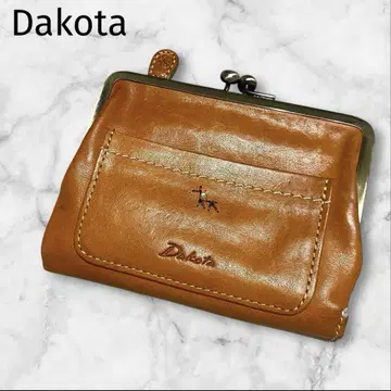 Dakota 다코타 이탈리아 가죽 접이식 지갑 가마구치 브라운 브라운