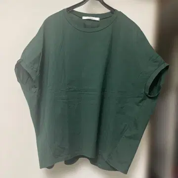 다크 그린 반팔 상의 면100%