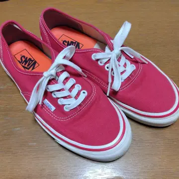VANS 오센틱 애너하임 Anaheim 44 DX 27cm 빨간색
