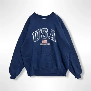저지 90s 맨투맨 메이드 인 USA 50/50 미국 로고 XL