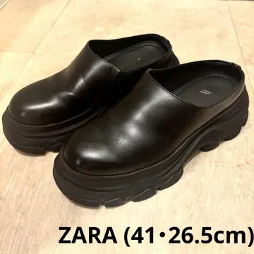 ZARA 자라 통굽 신장 업 샌들 슬리퍼 신발 슬립온