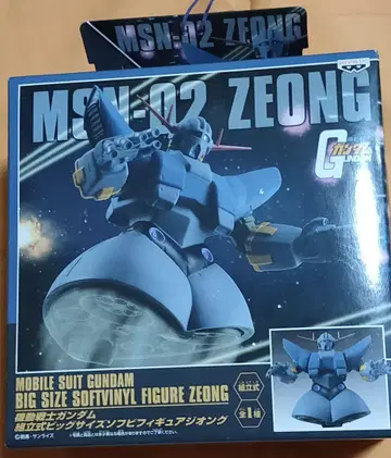 MSN-02 ZEONG 빅 사이즈 소프트 비닐 피규어 지옹