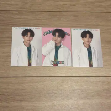 FANTASTICS 야기 유세이 포토 카드 3장 시크레 포함