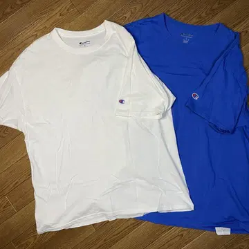 Champion Authentic 빅 실루엣 티셔츠 무지 티셔츠