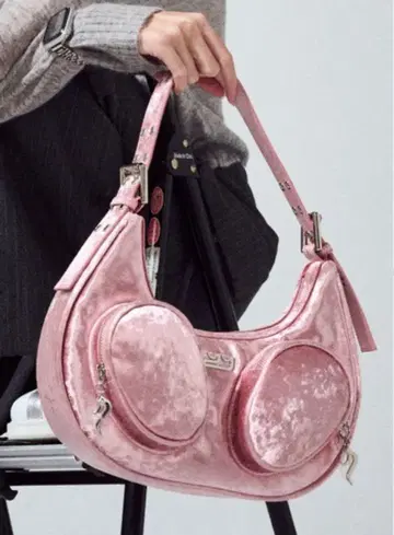 YIE YIE Luna Bag 핑크 Forget-me-nos 한정 컬러