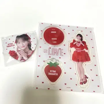 타카마츠 히토미 토쿠베츄, 아크릴 스탠드 캔뱃지 세트 아크릴 스탠드