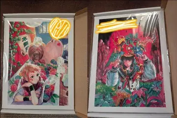 최종 가격 인하 [사인 포함] 나츠메 씨의 집 캔버스 아트 세트