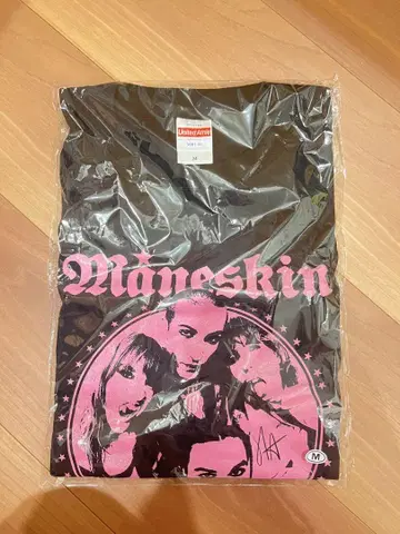 Maneskin 마네스킨 썸머 소닉 티셔츠 M 공식 미사용 새상품