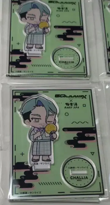 극락탕 지크 액스 샤리아 블루 미니 캐릭터 아크릴 스탠드 극락탕 콜라보