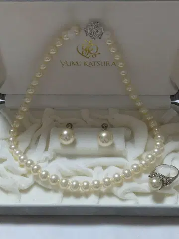 YUMI KATSURA 펄 세트 목걸이