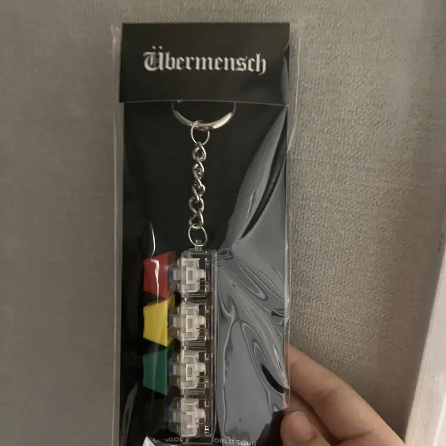 【G-DRAGON】 Ubermensch Keycap Keyring G-DRAGON 2025 WORLD TOUR ÜBERMENSCH OFFICIAL MD [KEYCAP