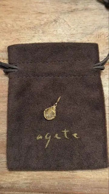 agete k10 쿼츠 참(목걸이)