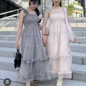 트리트어셀프 발레리나 도트 튤 원피스